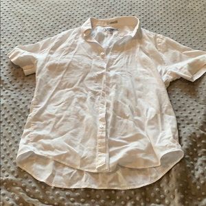 Express Men’s Fitted Linen Shirt